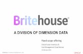 Fixed scope offering - Britehouse · Oracle SCM Cloud Services Logistics Inventory and cost management ... material flows Inventory management Costing innovations Managing …