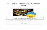 Build a Healthy Salad Bar - South Dakotatest.doe.sd.gov/cans/documents/BuildSldB.pdf · Build a Healthy Salad Bar ... Sample SOP for HACCP Plan ... Lettuce: Butterhead Iceberg Dark