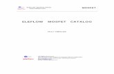ELEFLOW MOSFET CATALOGeleflow.com/ELEFLOW MOSFET CATALOGUE.pdf · eleflow technologies mosfet eleflow mosfet catalog 2012 version ... 3134k n-ch mos 0.15 0.75 20 0.8 0.45 1.8 1 250