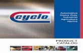 Automotive Heavy Duty Industrial Agriculture Marine · PRODUCT CATALOG. 2 cyclo.com Customer ... 05140 Rally LIQUI-CREAM WAX ... C3322 DRY MOLY .....13 C3342 METAL PARTS PROTECTOR