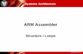 ARM Assembler - rigwit.co.ukrigwit.co.uk/ARMBook/slides/slides06.pdfARM Assembler Structure / Loops Structure / Loops – p. 1/12. Loops