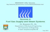 Session 4: Fuel Gas Supply and Steam Systemsibse.hk/MEBS6000/mebs6000_1011_04_steam.pdf•About 75% butane and 25% propane • Physical Properties ... Properties of steam • Superheated