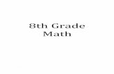 8th Grade Math - Richland Parish School Boardrichland.k12.la.us/documents/common core standards/cc/8th... · This section describes the overall design of the LEAP Mathematics test