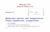 Physics 115 - University of Washingtoncourses.washington.edu/phy115a/slides/09-115sp14-heat4.pdf · Charles & Gay-Lussac Law ... ideal gas laws – what would ... Calculate the pressure