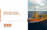 Half Year 2016 Earnings Update - SBM Offshore · Settlement Agreement with Brazilian authorities and Petrobras ... Revised Incident Management Process ... -36% -40% -44% -62% -83%