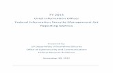 FY 2013 Chief Information Officer Federal Information ... CIO FISMA... · FY 2013 . Chief Information Officer . Federal Information Security Management Act . Reporting Metrics . Prepared