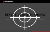 EFFECTIVE EHS TRAINING - Convergence Training ·  2 PART IV: DELIVERING EFFECTIVE EHS TRAINING 12. Effective EHS Trainers 13. Trainer …