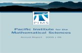Pacific Institute for the Mathematical Sciencesmedia.pims.math.ca/pdf/annual_reports/ann_report_05-… ·  · 2008-11-20The Pacific Institute for the Mathematical Sciences (PIMS)