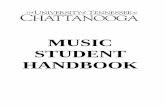 MUSIC STUDENT HANDBOOK - University of … Student Handbook, and consultation with a music advisor be utilized for a ... Performance or Theory/Composition) and the Bachelor of Arts