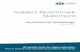 Subject Benchmark Statement - qaa.ac.uk8 Benchmark standards for master's degrees ... This document is a subject benchmark statement for architectural technology that ... G200 (Operational