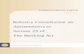 Industry Consultation on Amendments to Section 29 of … · January 2005 Industry Consultation on Amendments to ... CONFIDENTIAL INDUSTRY CONSULTATION ON AMENDMENTS TO SECTION 29