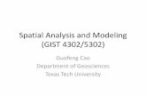 Spatial Analysis and Modeling (GIST 4302/5302) Analysis and Modeling (GIST 4302/5302) ... •Spatial join ... •Each directed arc has exactly one area on its right and