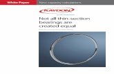 Not all thin-section bearings are created equal · Not all thin-section bearings are created equal ... ABMA standard 9 and ISO 281 give ... Radial ball bearings are made to ABEC 1