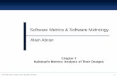 Software Metrics & Software Metrology Alain Abranprofs.etsmtl.ca/aabran/Accueil/ChapersBook/Abran - Chapter 007.pdf© 2010 Alain Abran - Software Metrics & Software Metrology 1 Software
