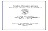 STUDY MATERIAL CLASS XII -ACCOUNTANCY 2012 - 2013 ·  · 2012-10-05STUDY MATERIAL CLASS XII -ACCOUNTANCY 2012 - 2013 Kendriya Vidyalaya Sangathan, ... material for Class XII-Accountancy