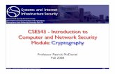 CSE543 - Introduction to Computer and Network Security ...pdm12/cse543-f08/slides/cse543-cryptography.pdf“ FRPHEVGL VF TERNG ... • What is important here is that hash preimages