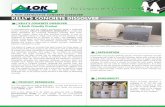 Kelly's Concrete Dissolver - A-LOK Products, Inc. non-destructive acid for today’s environment using a molecular cement dissolver. KELLY’S CONCRETE DISSOLVERis a tried and tested