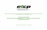 CERTIFIED ENTERTAINMENT ELECTRICIAN PROGRAMetcp.esta.org/certify/documents/electrical/ETCP_Handbook... · ETCP Candidate Handbook Entertainment Electrician 7 ment; and the safe use