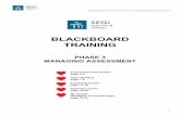 BLACKBOARD TRAINING - SEGi Universityctl.segi.edu.my/wp-content/uploads/2016/11/BBTraining...Blackboard Training- Phase 3 Managing Assessment 3 PART 1 Add a Grading Schema to the Grade