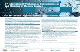8 th International Workshop on Characterization and ... 10.00 a.m. Registration 10.30 Welcome 10.40 a.m. 1st session: Plenary Talks 10.40 Semiconductor Memories: Recent Trends and