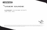 USER GUIDE - Ideal Boilersidealboilers.com/uploads/documents/user-guide-logic-combi-esp1.pdf · USER GUIDE LOGIC COMBI ESP1 24 ... All Gas Safe Register installers carry a Gas Safe