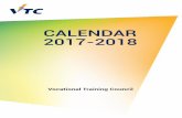 VTCvtccal/calendar · Vision, Mission and Core Values 4 ... IVE/HKDI/SBI/YC Courses under ... Director’s core team and, where necessary, ...
