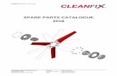 SPARE PARTS CATALOGUE 2018 - CLEANFIX - … · SPARE PARTS CATALOGUE 2018 . EN CONTENTS 2 Contents ... 4 Spare-part-kit_C250_Fan-blade_S60 3 Blades Spare-part-kit_C250_Fan-blade_M50
