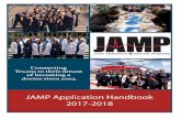 Contents Application Handbook...Contents Welcome to the JAMP Application 4 About JAMP 4