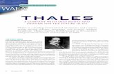 Thales is a leading international electronics and systems ... · promise for the future in IFE Elihu Thomson Vendor Member Profile Thales is a leading international electronics and
