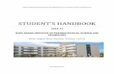 STUDENT’S HANDBOOK - gnipst-pc.ac.in€™S HANDBOOK 2014-15 GURU NANAK INSTITUTE OF PHARMACEUTICAL ... Definition and representative example of Sclerosing agents, expectorants,