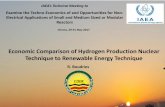 Economic Comparison of Hydrogen Production Nuclear … ·  · 2017-06-16Economic Comparison of Hydrogen Production Nuclear ... reflectors total area PN: power plant nominal power