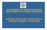 GOVERNMENT OF ANDHRA PRADESH …mhrd.gov.in/sites/upload_files/mhrd/files/minutes/AP...GOVERNMENT OF ANDHRA PRADESH DEPARTMENT OF SCHOOL EDUCATION RASHTRIYA MADHYAMIK SHIKSHA ABHIYAN
