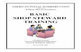 AFL-CIO William Burrus, President BASIC SHOP …apwuofcalifornia.org/Basic Steward raining/Basic Shop Steward... · and a lot of practice you can become one of the best APWU shop