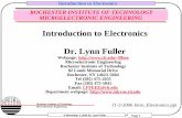 Introduction to Electronics Dr. Lynn Fuller - RIT - People · Introduction to Electronics Page 1 Rochester Institute of Technology ... INTRODUCTION This is a laboratory guide that