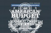 AN AMERICAN BUDGET - whitehouse.gov · AN AMERICAN BUDGET BUDGET OF THE U.S ... components: defaults, net of recoveries; ... Loan characteristics describe the terms of the loan agreement