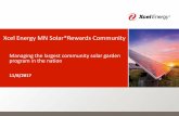 Xcel Energy MN Solar*Rewards Community - UMN CCAPS · How MN Solar*Rewards Community Works. 7 4. ... Q4 - 2018. Red Wing, MN. Minneapolis, MN. Questions & Discussion. 14. Title: PowerPoint