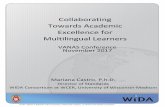 Collaborating Towards Academic Excellence for … · Collaborating Towards Academic Excellence for ... Collaborating Towards Academic Excellence for Multilingual Learners ... - Use