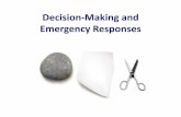 Decision-Making and Emergency Responsesmshp.mines.edu/UserFiles/File/MSHP/Decision- Making (2) - Updated.pdfObjectives •Understand the decision-making process •Apply a model for