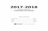2017-2018 - Custom Golf Clubs, Equipment & Accessories | … ·  · 2017-09-182017-2018 CLEVELAND GOLF CUSTOM CATALOG. Aerotech TRADITIONAL FLEX RAW WEIGHT TIP OD BUTT OD TORQUE