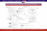 mahydraulics.co.uk · (threads option 3) 153 PVT032 - 046, metric version ... ISO 6149-1 (threads options 7 and 8) ... TEL 01 724 27950B - FAX 01 724 279509 ...