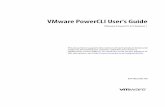 VMware PowerCLI User's Guide - OpenTopic PowerCLI User's Guide VMware PowerCLI 6.5 Release 1 This document supports the version of each product listed and supports all subsequent versions