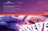 Gambling activity in Australia · Gambling activity in Australia ... The HILDA Project was initiated and is funded by the Australian Government Department of ... (other than horse