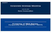 Corporate Strategy Meeting - Sony · Corporate Strategy Meeting June 29, 2016 ... in the market environment ... Expanding the Scope of the Electronics Business.