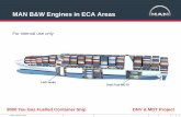 MAN B&W Engines in ECA Areas - IMSF · 4.500 ( 27% ) of all ships propelled by MAN B&W Diesel Engines have visited ... Turbocharger compressor outlet Seawater injectors Freshwater