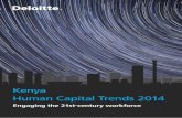 Kenya Human Capital Trends 2014 - Deloitte US Capital Trends 2014 Engaging the 21st-century workforce. ... Top Trends by Human Capital Challenges ... the first time the survey has