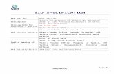 Bid Specification Template · Web view10.COSTING AND PRICING21 10.1.COSTING AND PRICING EVALUATION21 10.2.COSTING AND PRICING CONDITIONS21 10.3.DECLARATION OF ACCEPTANCE22 10.4.BID