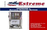EXTREME 1 Reverse Osmosis System - Leader Evaporator · Leader Evaporator Co., Inc. 49 Jonergin Drive Swanton, VT 05488 Tel: 802-868-5444  EXTREME 1 Reverse Osmosis System