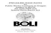 PREVAILING WAGE RATES for Public Works Contracts in …library.state.or.us/repository/2006/200612051455572/Jan.1,2006.pdf · PREVAILING WAGE RATES for Public Works ... The rates in