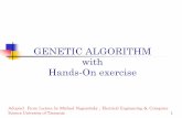 GENETIC ALGORITHM with Hands-On exercise AI (1)/GA... · GENETIC ALGORITHM with Hands-On exercise . ... pattern. To survive: Mice escape from the cat & cats catch ... =0.7andP. m