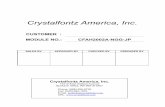 Crystalfontz America, Inc.€¦ · cBrand：Crystalfontz America, Inc. ... C 2 A C 1 A C 0 100111 0 Example: DDRAM addresses 4E. ... 0101 0110 0 111 100 0 100 1 10 10 1111